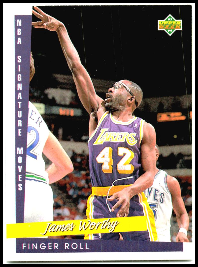 1993-94 Upper Deck #250 James Worthy Los Angeles Lakers