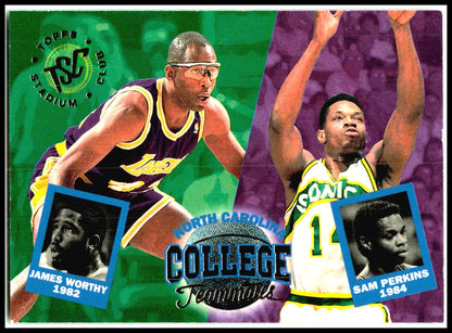 1994-95 Stadium Club #114 James Worthy / Sam Perkins CT