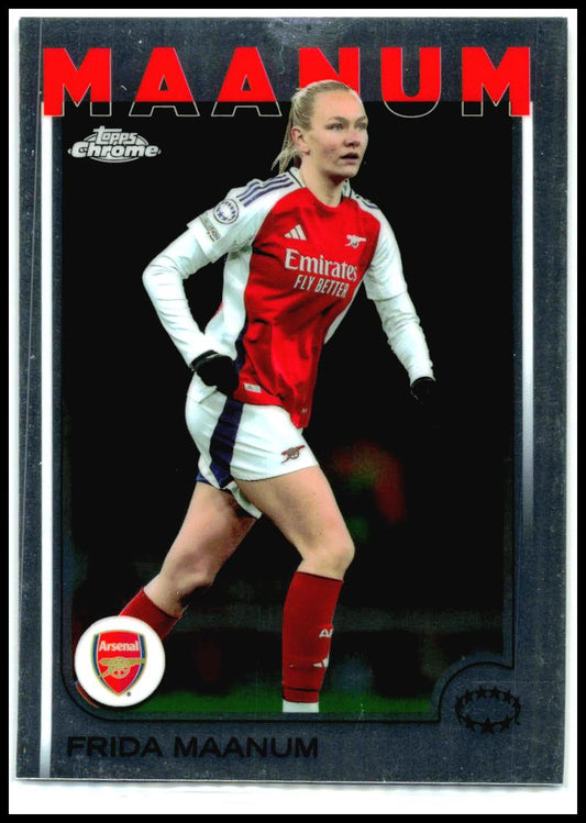 2024-25 Topps Chrome UEFA Women's #5 Frida Maanum Arsenal W.F.C.