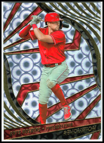 2022 Panini Chronicles Revolution Groove #99 Rhys Hoskins Philadelphia Phillies