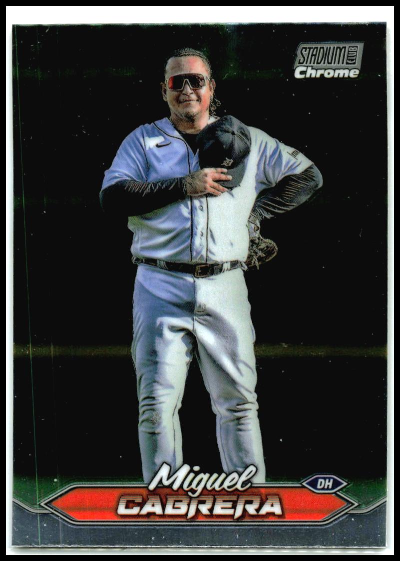 2024 Stadium Club Chrome #163 Miguel Cabrera Detroit Tigers