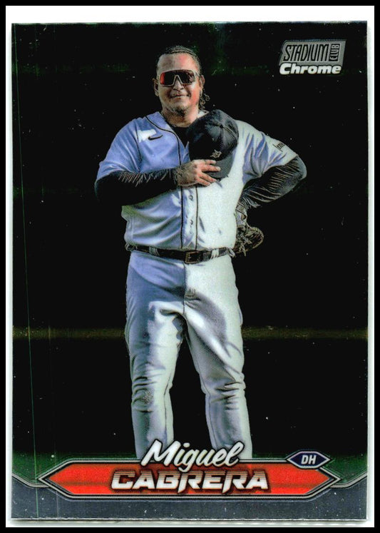 2024 Stadium Club Chrome #163 Miguel Cabrera Detroit Tigers
