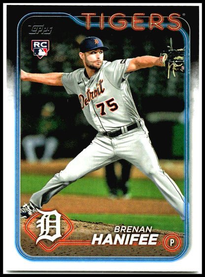 2024 Topps #369 Brenan Hanifee Rookie Detroit Tigers