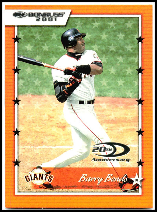 2001 Donruss #2 Barry Bonds San Francisco Giants