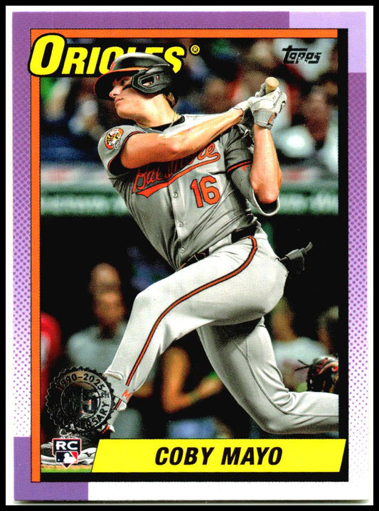 2025 Topps 1990 Topps 35th Anniversary #T90-93 Coby Mayo Orioles