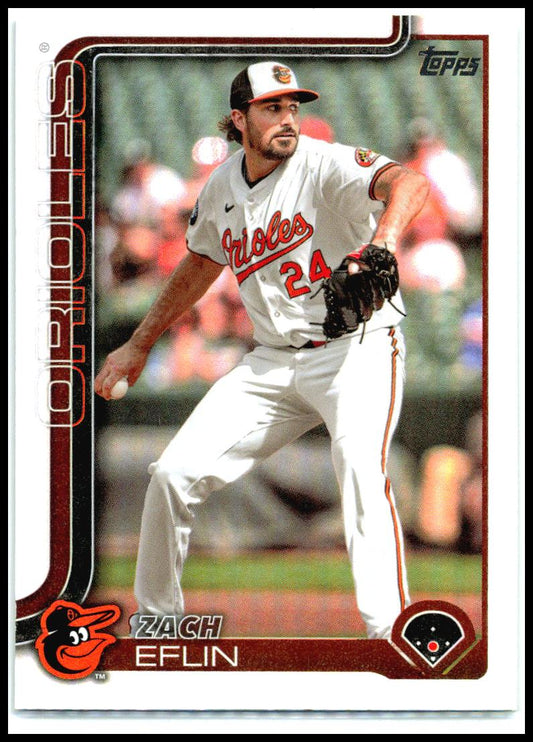 2025 Topps Rainbow Foil #188 Zach Eflin Baltimore Orioles
