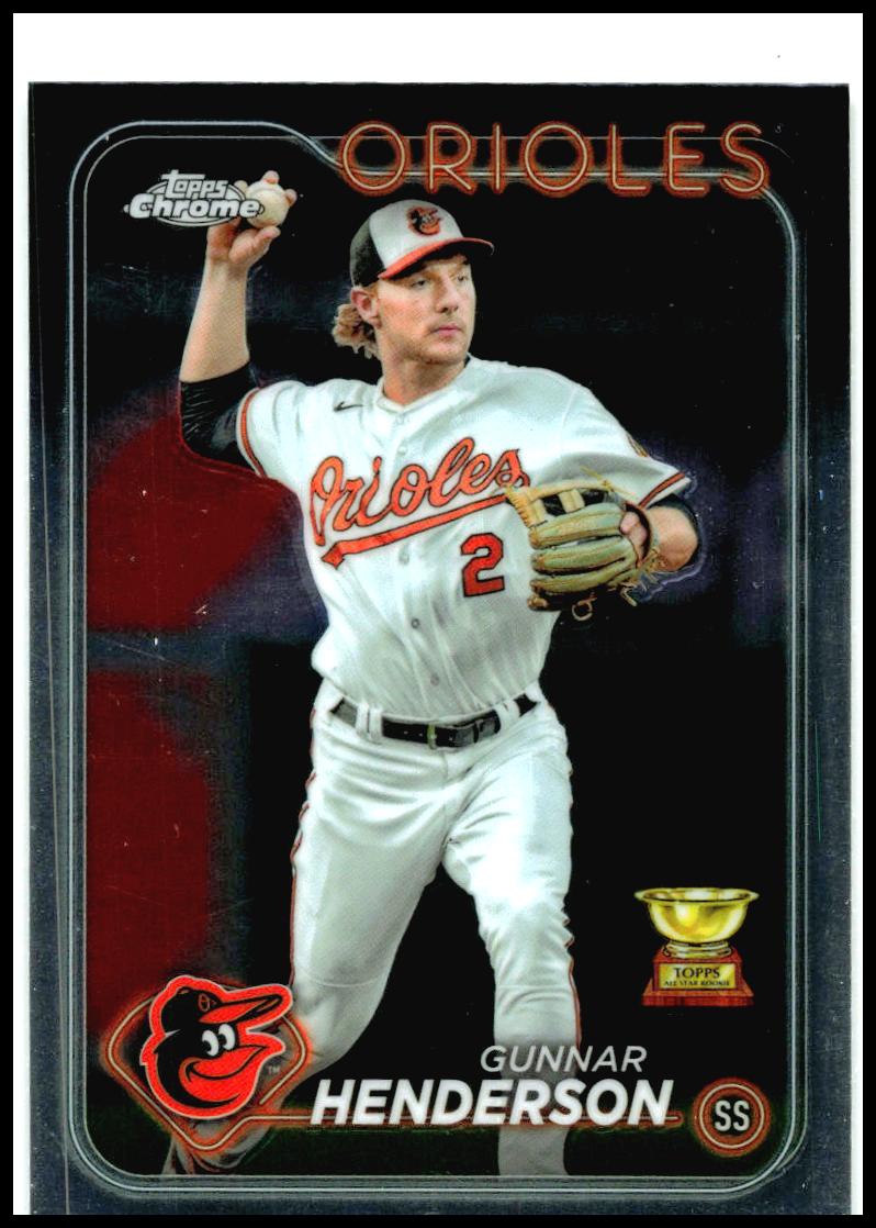 2024 Topps Chrome #36 Gunnar Henderson Baltimore Orioles