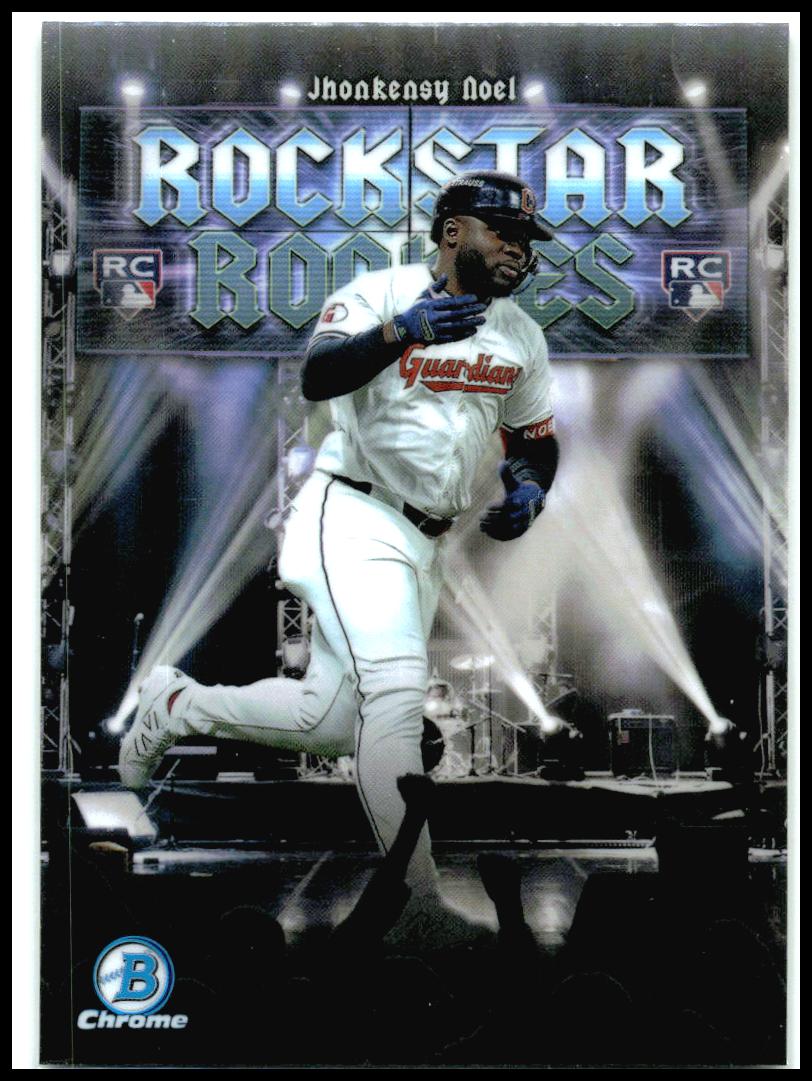 2025 Bowman Rockstar Rookies #RR-12 Jhonkensy Noel Cleveland Guardians