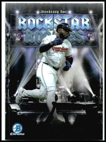2025 Bowman Rockstar Rookies #RR-12 Jhonkensy Noel Cleveland Guardians