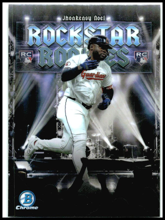2025 Bowman Rockstar Rookies #RR-12 Jhonkensy Noel Cleveland Guardians