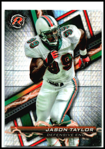 2023 Topps Composite Resurgence Prism Refractor #88 Jason Taylor Miami Dolphins