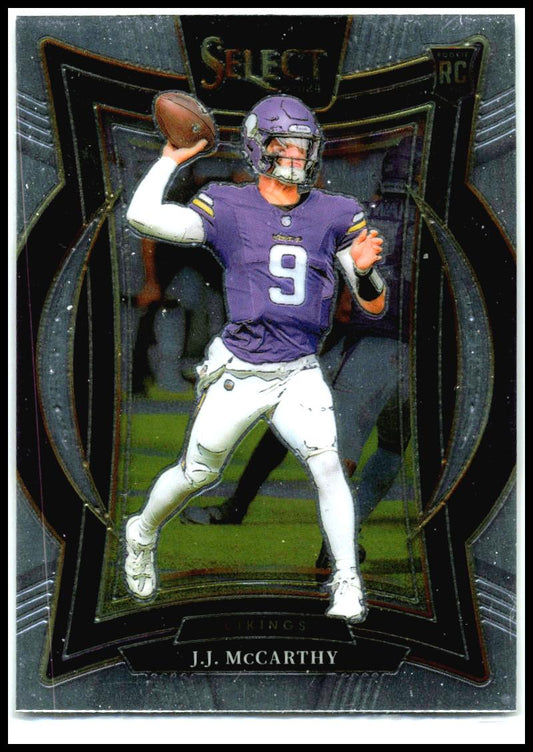 2024 Panini Select #24 J.J. McCarthy Rookie Minnesota Vikings