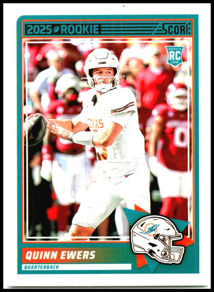 2025 Score #75 Quinn Ewers Rookie Miami Dolphins