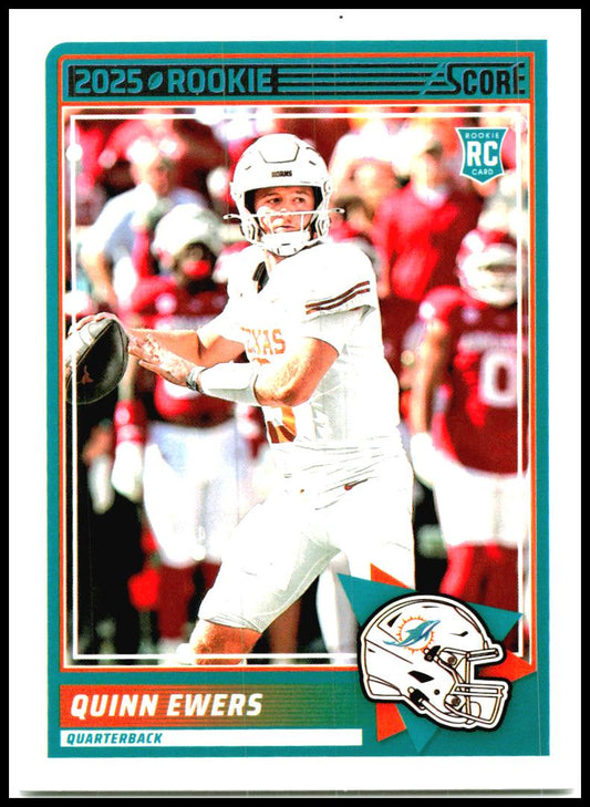 2025 Score #75 Quinn Ewers Rookie Miami Dolphins