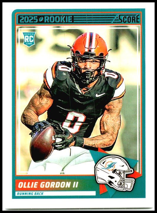 2025 Score #10 Ollie Gordon II Rookie Miami Dolphins