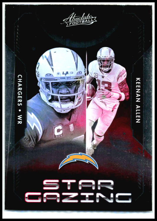 2023 Panini Absolute Star Gazing #SG-16 Keenan Allen Los Angeles Chargers