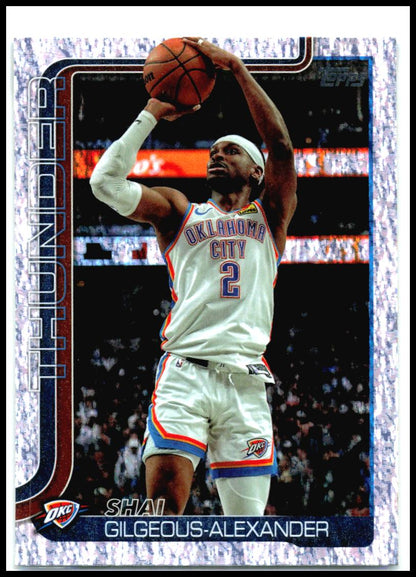 2025-26 Topps Sandglitter #115 Shai Gilgeous-Alexander Oklahoma City Thunder
