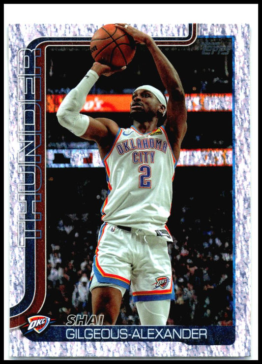 2025-26 Topps Sandglitter #115 Shai Gilgeous-Alexander Oklahoma City Thunder