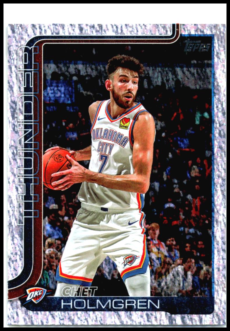 2025-26 Topps Sandglitter #118 Chet Holmgren Oklahoma City Thunder