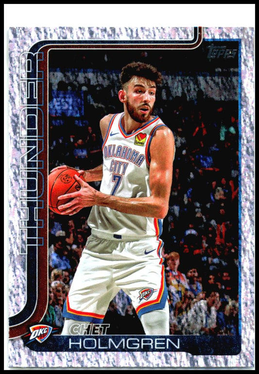 2025-26 Topps Sandglitter #118 Chet Holmgren Oklahoma City Thunder