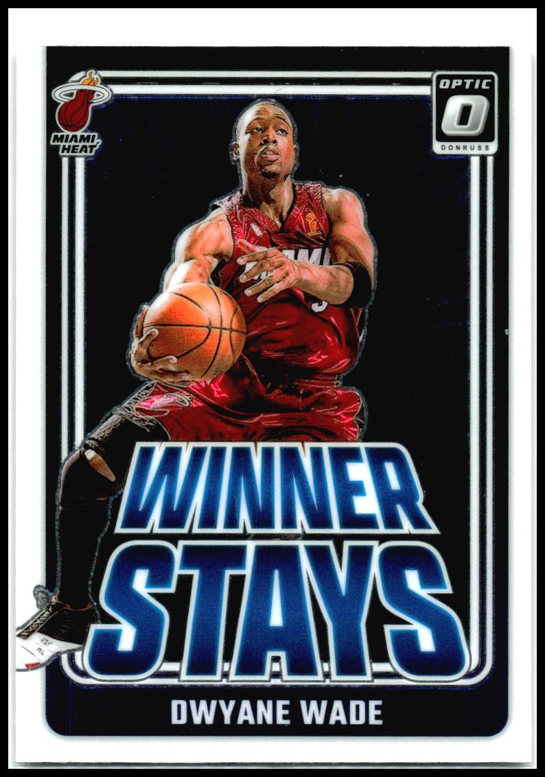 2024-25 Donruss Optic Winner Stays #20 Dwyane Wade Miami Heat