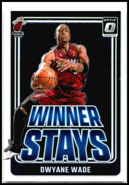 2024-25 Donruss Optic Winner Stays #20 Dwyane Wade Miami Heat