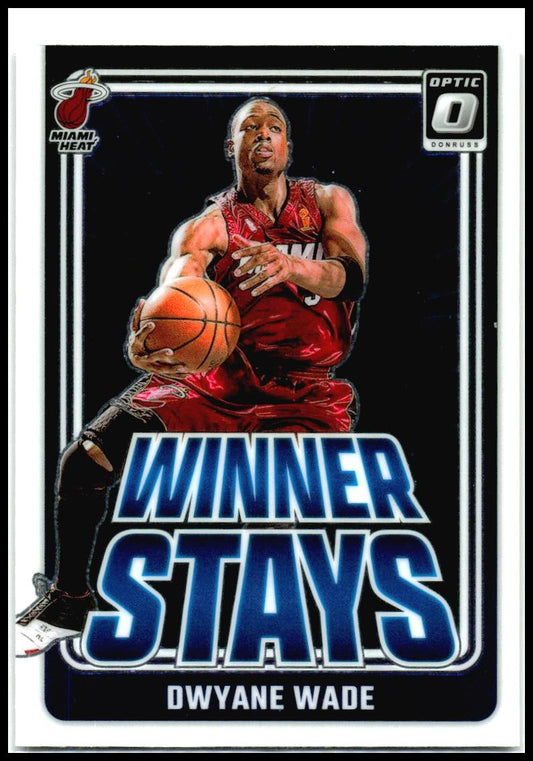 2024-25 Donruss Optic Winner Stays #20 Dwyane Wade Miami Heat