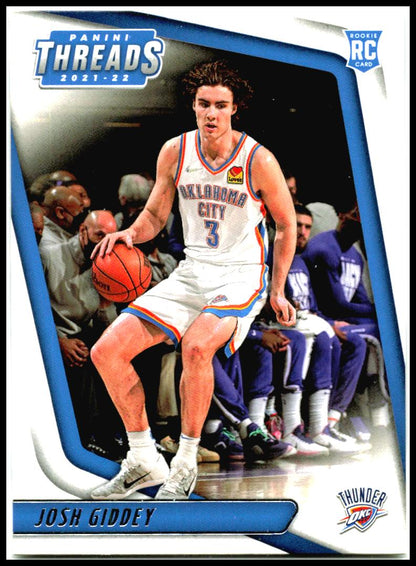 2021-22 Panini Chronicles #87 Josh Giddey Rookie Oklahoma City Thunder