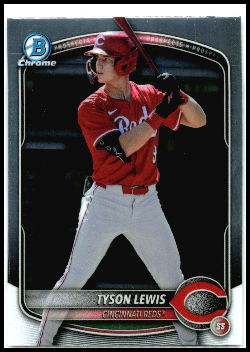 2025 Bowman Draft Chrome #BDC-32 Tyson Lewis Cincinnati Reds