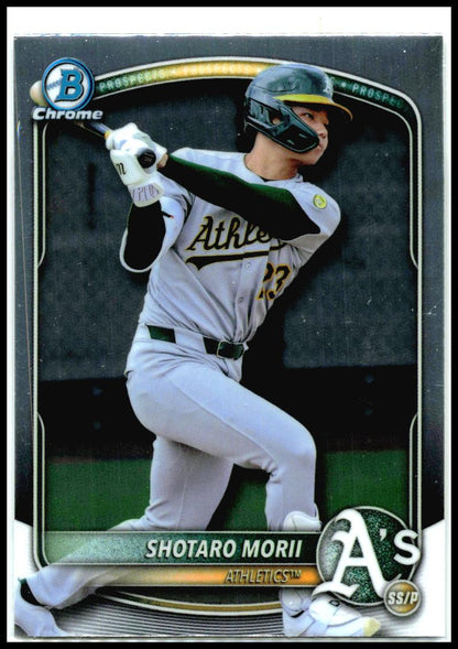 2025 Bowman Draft Chrome #BDC-174 Shotaro Morii Athletics
