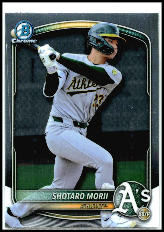 2025 Bowman Draft Chrome #BDC-174 Shotaro Morii Athletics