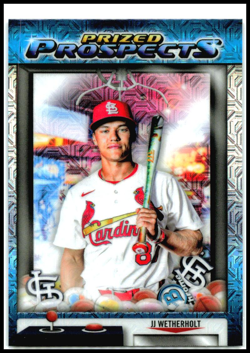 2025 Bowman Draft Draft Prized Prospects Mojo #PP-18 JJ Wetherholt Cardinals