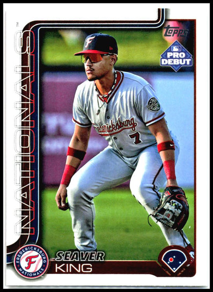2025 Topps Pro Debut #PD-123 Seaver King Fredericksburg Nationals