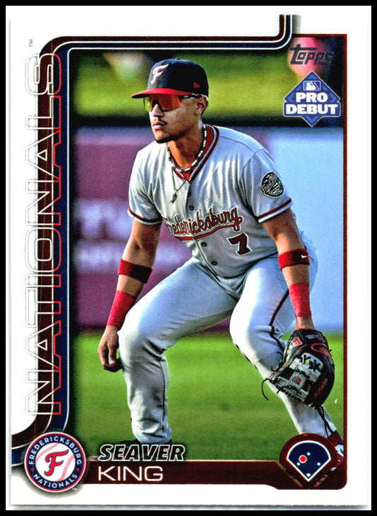 2025 Topps Pro Debut #PD-123 Seaver King Fredericksburg Nationals
