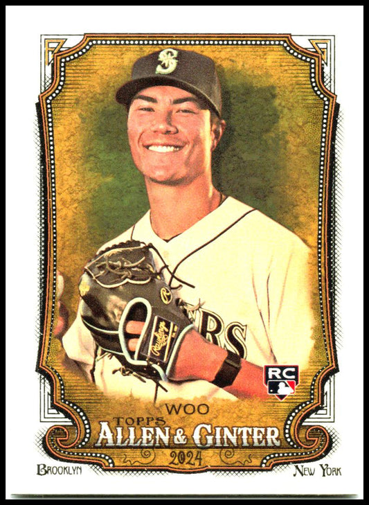 2024 Topps Allen & Ginter #78 Bryan Woo Rookie Seattle Mariners