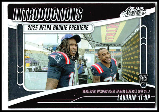 2025 Panini Absolute Introductions #I-THN Laughin' It Up New England Patriots