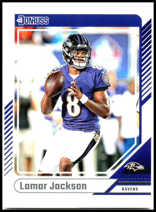 2024 Donruss #130 Lamar Jackson Baltimore Ravens