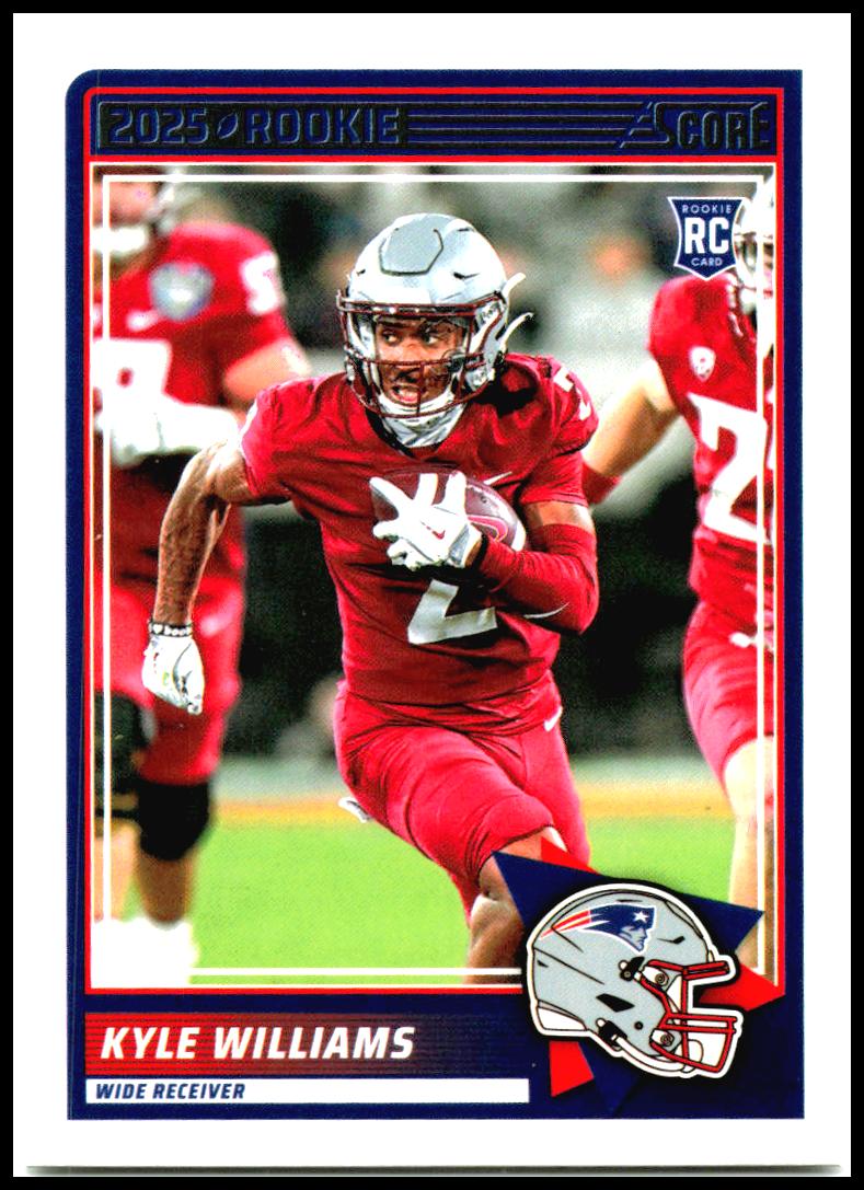 2025 Score #57 Kyle Williams Rookie New England Patriots