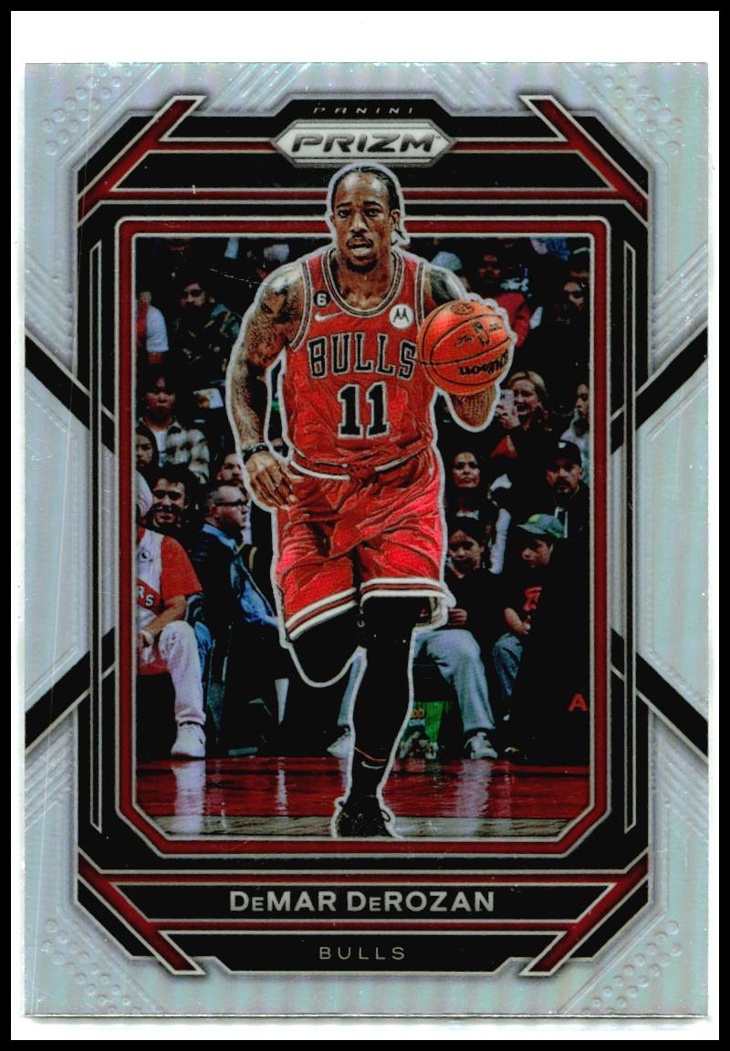 2022-23 Panini Prizm Prizms Silver #72 DeMar DeRozan Chicago Bulls