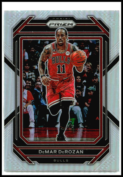 2022-23 Panini Prizm Prizms Silver #72 DeMar DeRozan Chicago Bulls