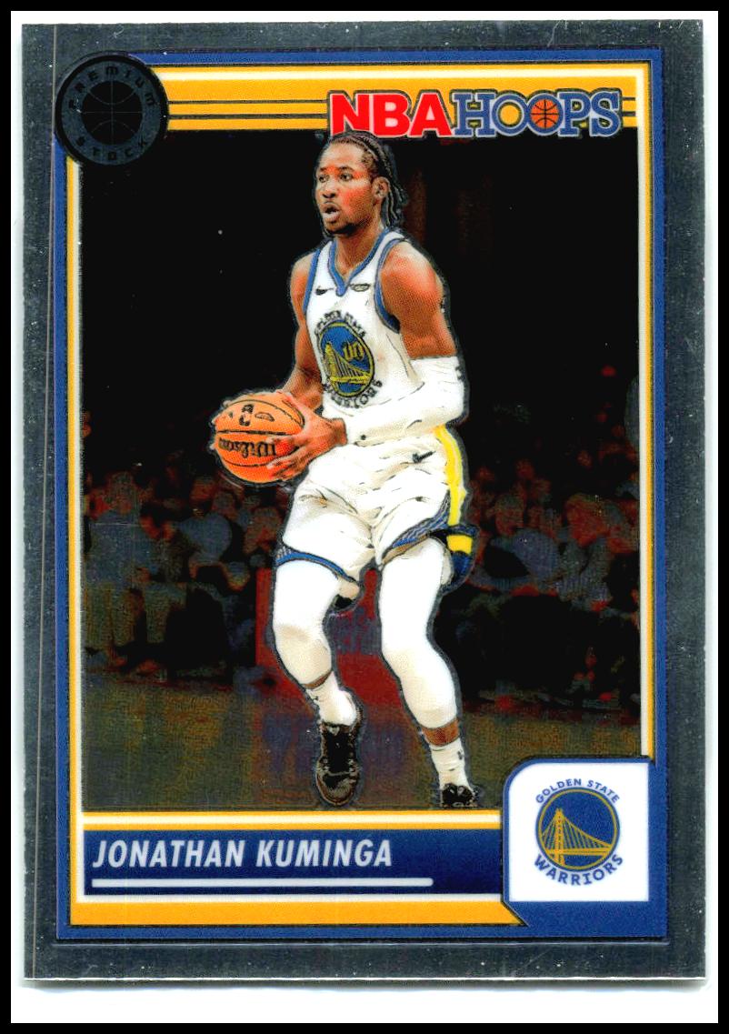 2023-24 Hoops Premium Stock #231 Jonathan Kuminga Golden State Warriors