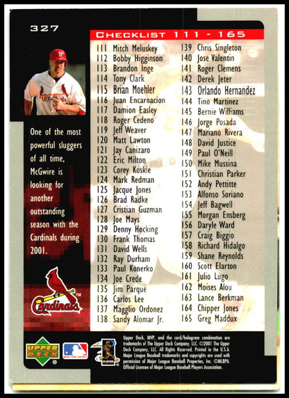 Fleer Ultra season crowns #221 Mark McGwire