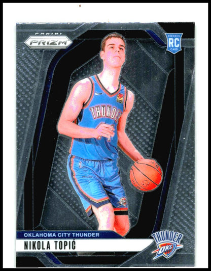 2024-25 Panini Prizm #230 Nikola Topic Rookie Oklahoma City Thunder