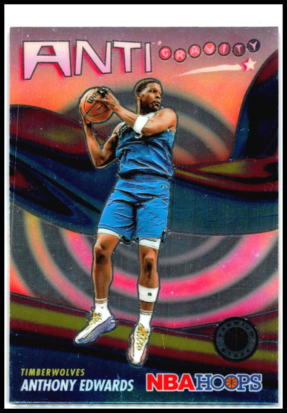 2023-24 Hoops Premium Stock Anti Gravity Premium #14 Anthony Edwards Minnesota