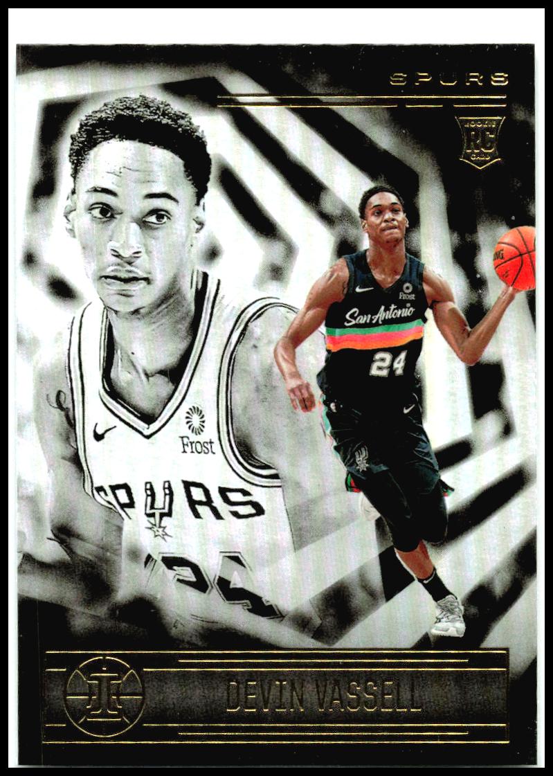 2020-21 Panini Illusions #171 Devin Vassell Rookie San Antonio Spurs