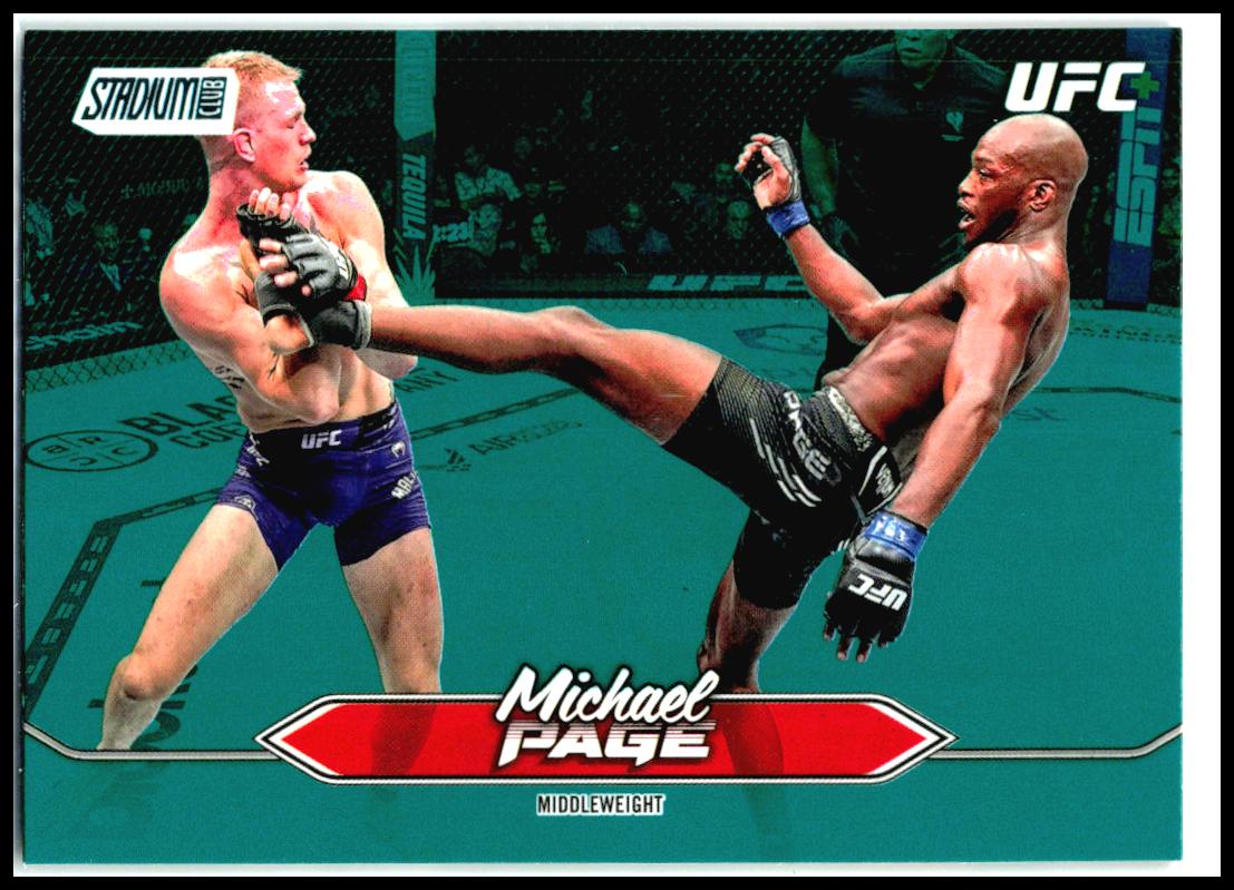 2025 Stadium Club UFC Teal Foil #162 Michael Page