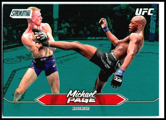 2025 Stadium Club UFC Teal Foil #162 Michael Page