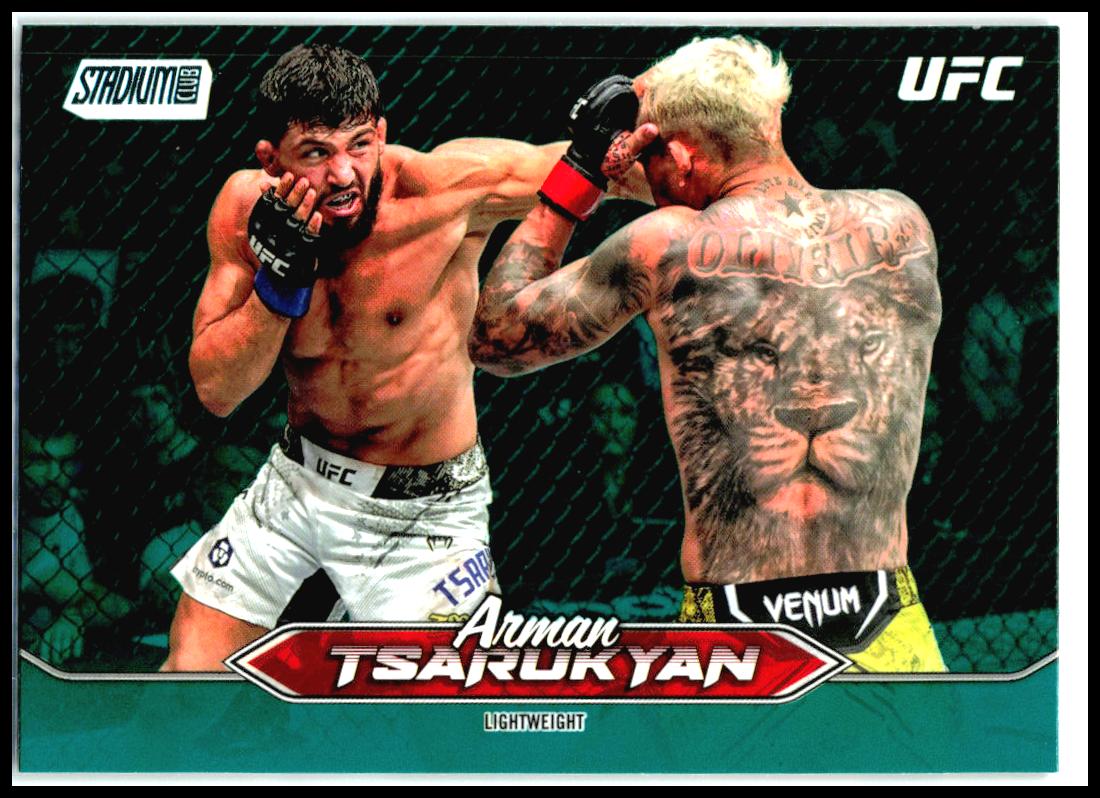 2025 Stadium Club UFC Teal Foil #154 Arman Tsarukyan
