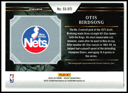 2024-25 Select Signature Selections Silver #SS-OTI Otis Birdsong Auto Nets