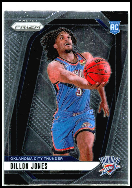 2024-25 Panini Prizm #240 Dillon Jones Rookie Oklahoma City Thunder